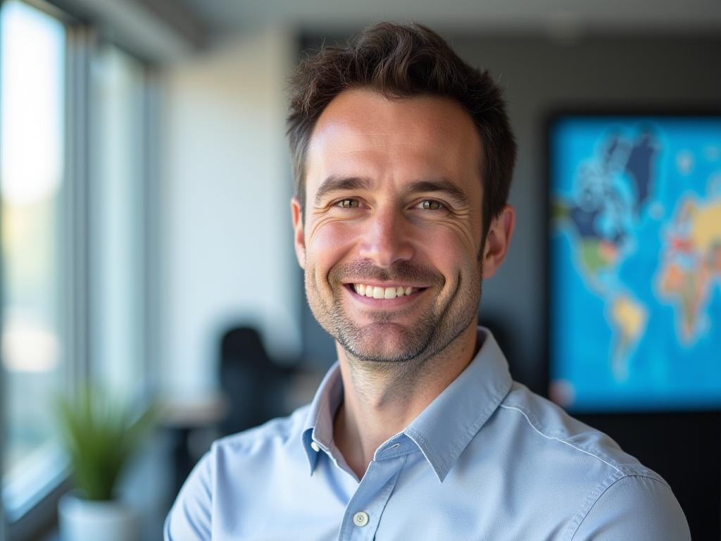 Porträt von Thomas Gruber, dem Spezialisten für Grenz- und Mautinformationen bei Askypas Road & Travel Services
